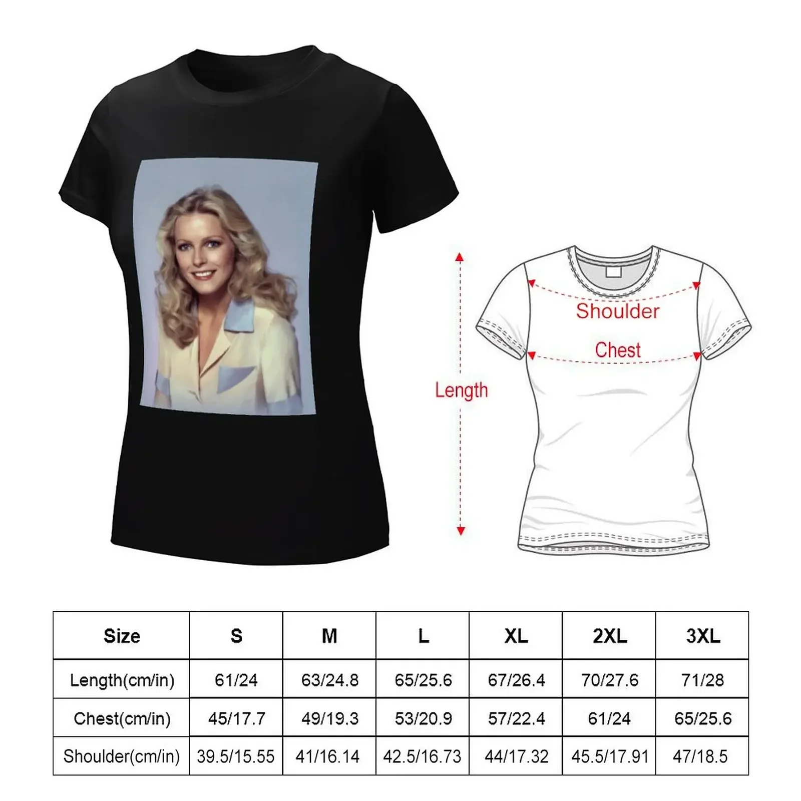 Cheryl Ladd, Actress T-Shirt hippie clothes aesthetic clothes fashion woman blouse 2024