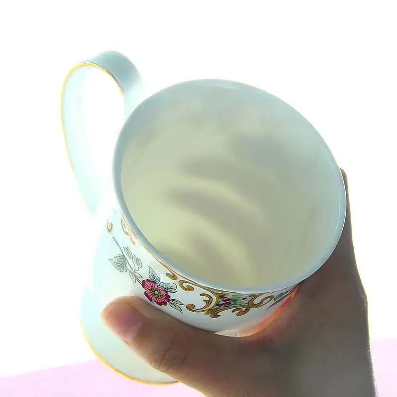 Luxury Ceramic Mug for Female, High-value Cute Coffee Cup, Senior Christmas Gift, Drinkware, Milk, Breakfast, Tea Cup Set