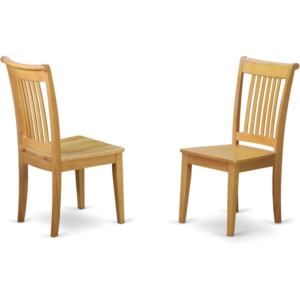 Offre spéciale-ensemble de meubles de salle à manger 3 pièces contient une table de cuisine ronde avec socle et 2 chaises de salle à manger, 30x30 pouces, chêne