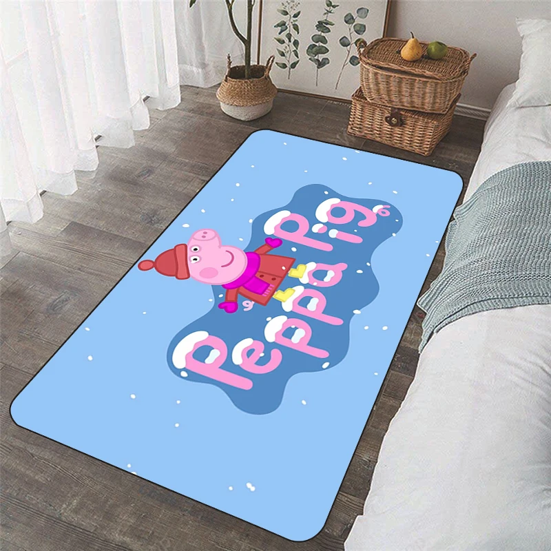 Peppa Pig Kitchen Decor Carpet Prayer Rug Living Room Mat Welcome Home Doormat Entrance Door Floor Mats Bathroom Rugs Foot Bath