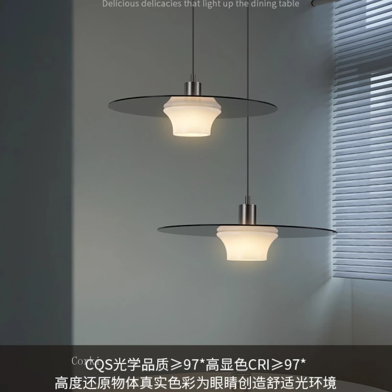 Nordic Glass LED Pendant Lamp Denmark Art Decor Dinning Room Lamp Kitchen Pendant Lights Island Bedrrom Bedside Light Fixtures
