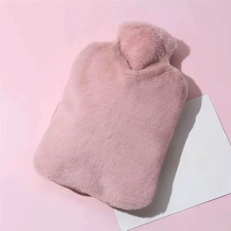 【OFF-SHELF】Materiaal PVC explosieveilige 2000 ml warmwaterkruik voor de winter, waterinjectie pluche warmers, hand- en voetverwarming