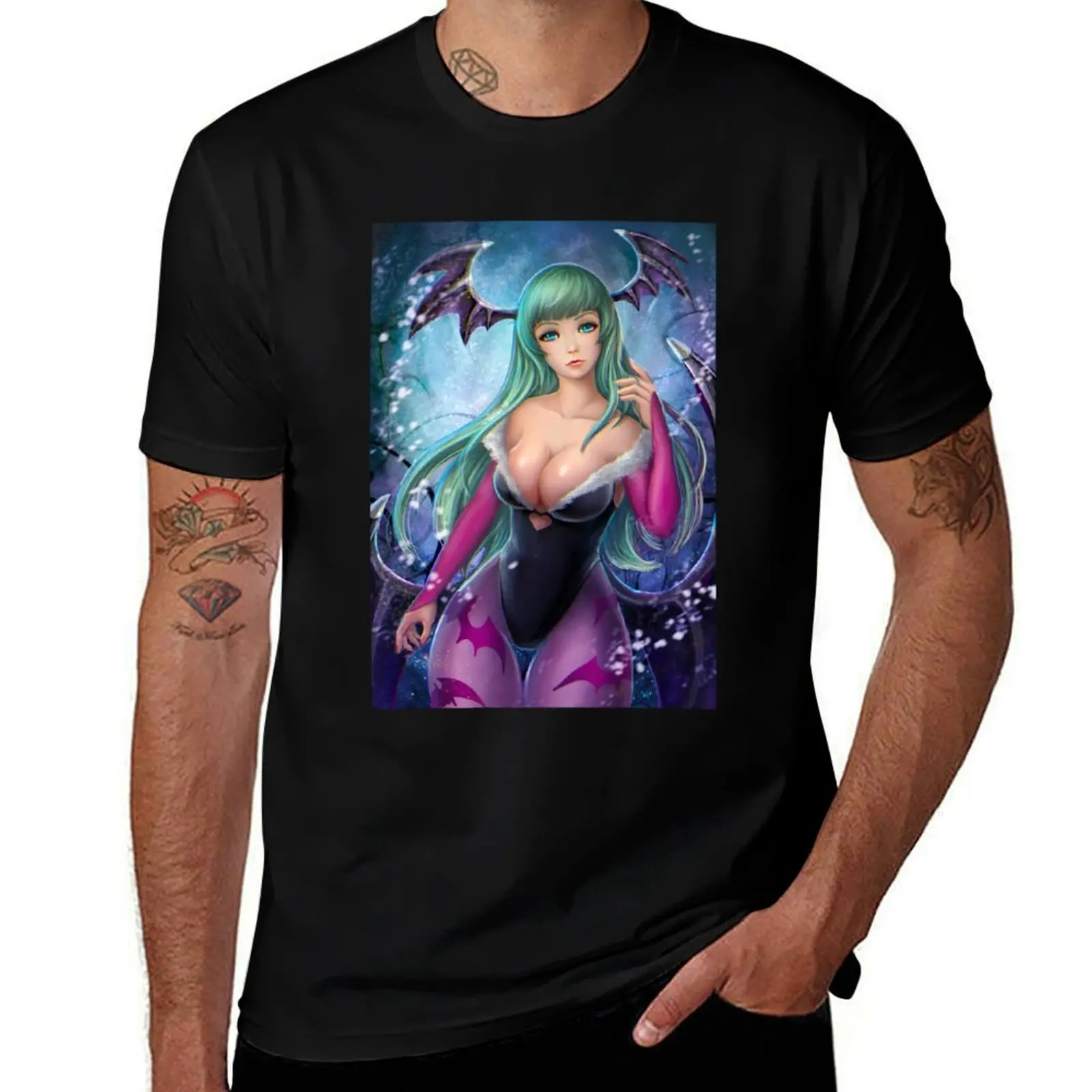 

Morrigan Aensland T-Shirt t shirts for man pack cotton g man t shirts for men T-Shirt