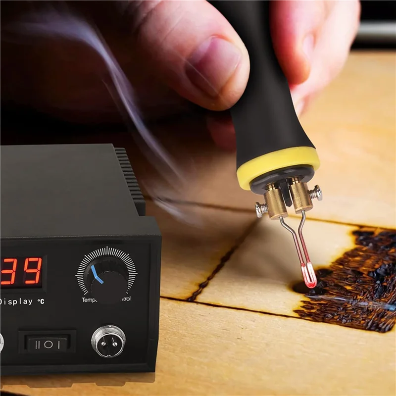 ABBP-46Pcs Pyrography Wire Tips Heat Resistant Wood Burning Tips Replacement Shape Pyrography Wire Pen Nibs For Wood Burning