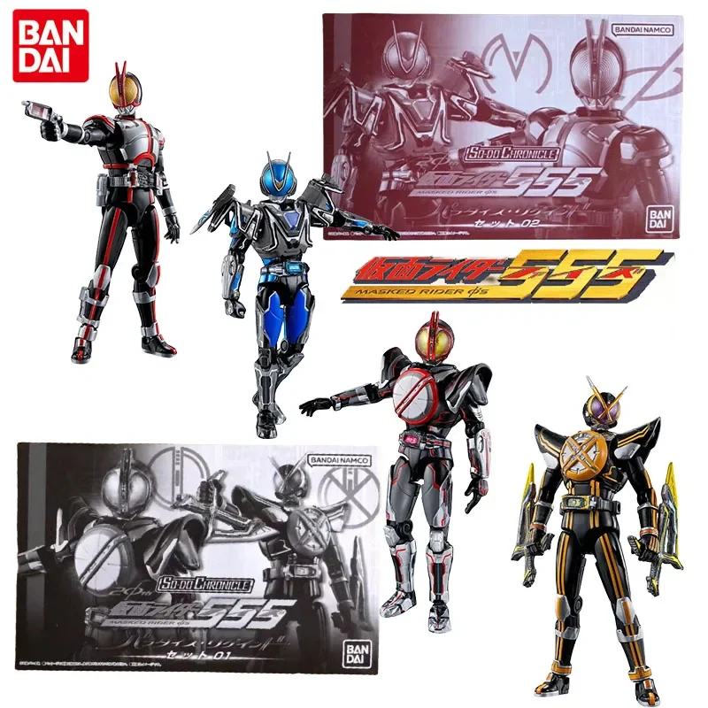 

Bandai Genuine SO-DO Masked Rider Faiz Anime Figure Faiz Muez Next Faiz Next Kaixa Action Toys for Kids Gift Collectible Model