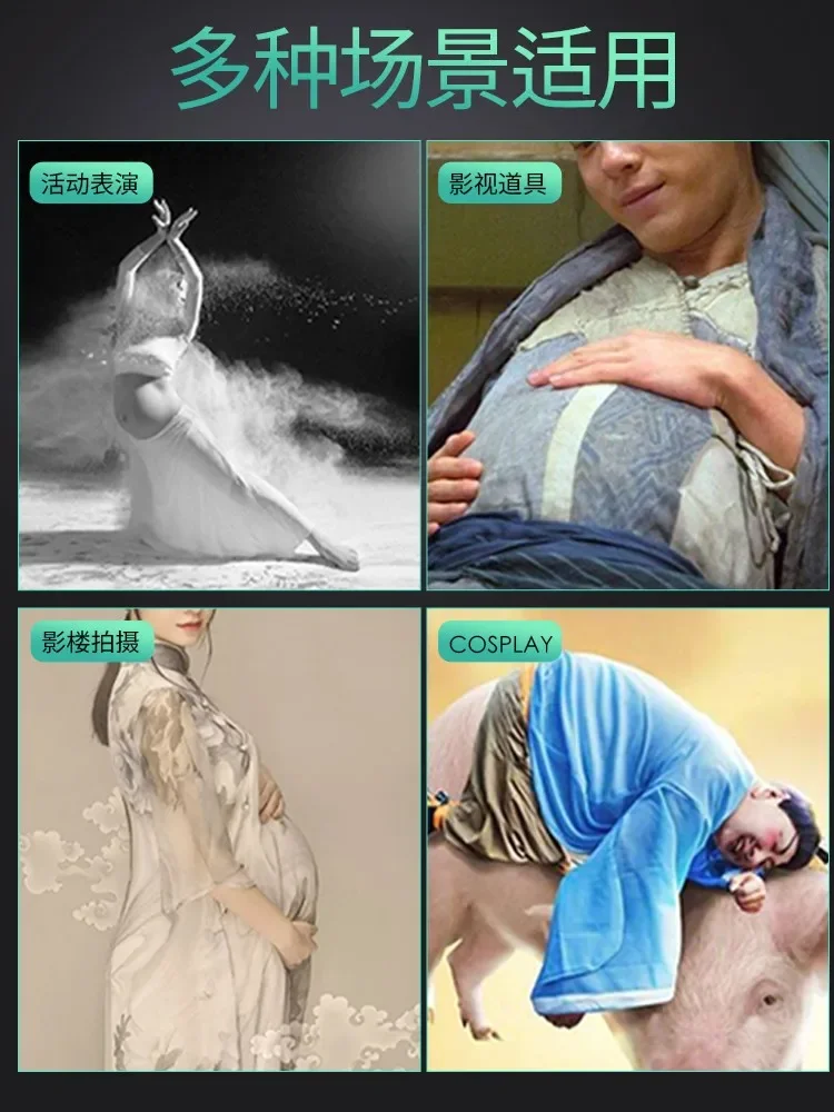 Pregnant  Fake Belly Oversized Belly Men Experience Pregnancy Video Props Silicone Pregnant