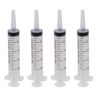 4 Pack Capacity Syringe Syringes Pump, 20ml 60ml Large Plastic Syringe Measuring Syringe Tools Dispensing Multiple Uses