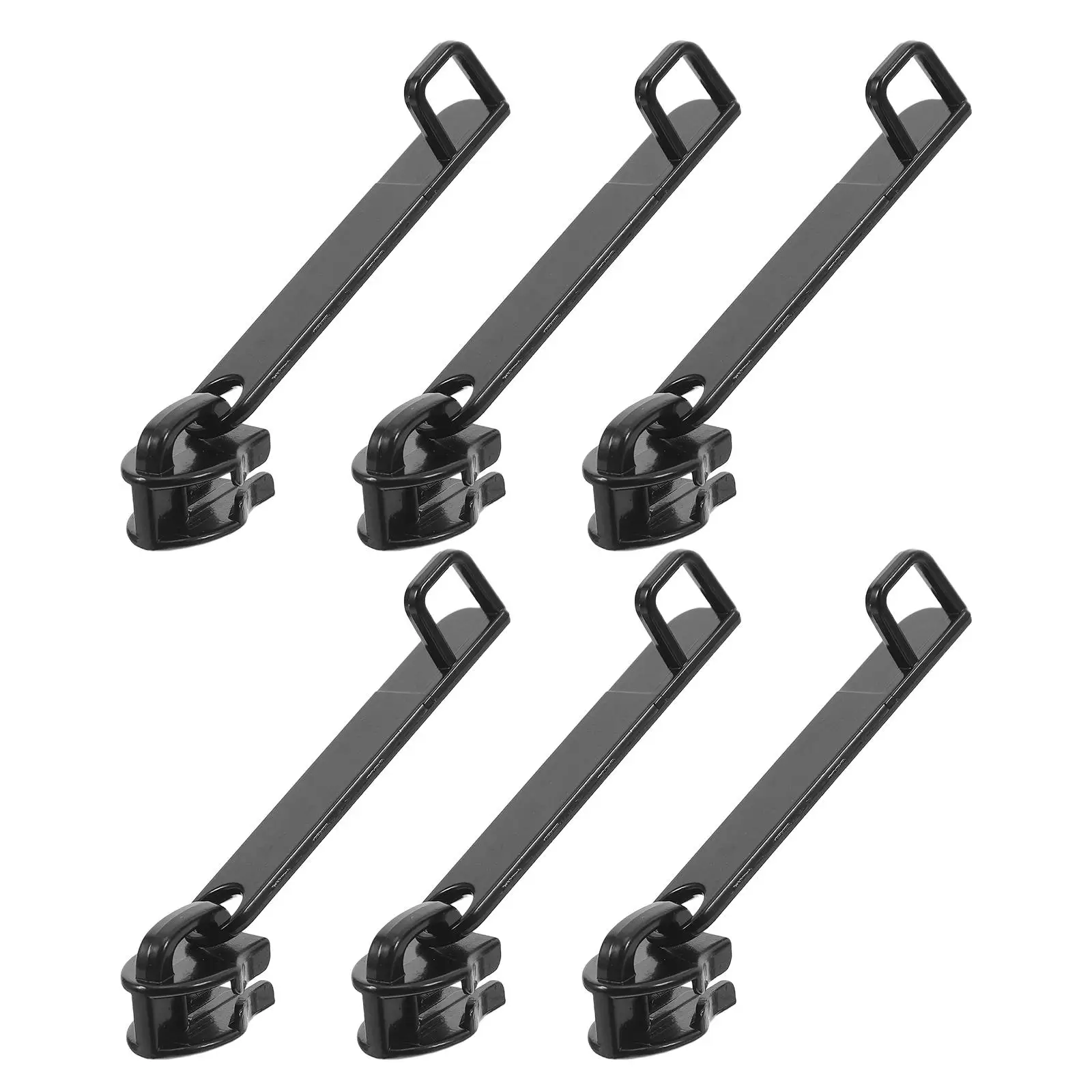 

6 Pcs Suitcase Slider Zipper Pull Clothing Repair Pulls Kit Replacements Puller