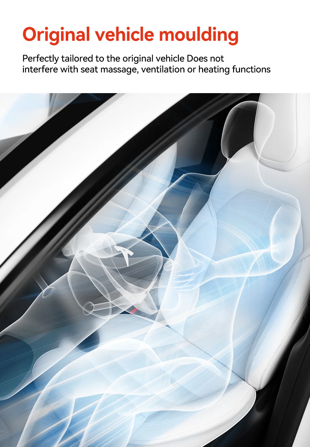 YZ Für Tesla 2026 Model Y Juniper Beinstützenverlängerung Sitzbezug Model 3 Highland Memory Foam Verlängerungskissen Auto-Interieur – Detail 5