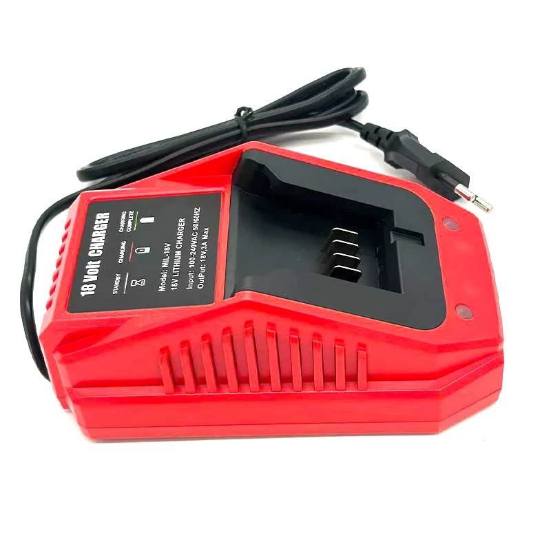 Charger Compatible for Milwaukee 18V Lithium-ion Battery Intended As Replacement Charger for The Portable Fast-charging Station