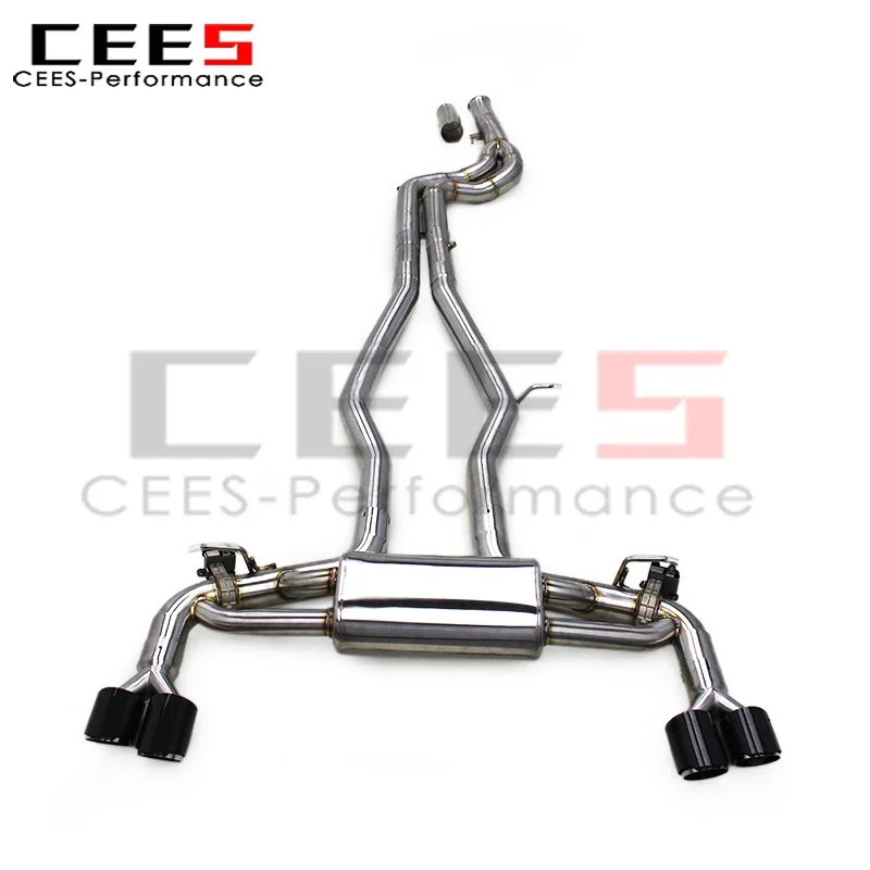 CEES Stainless Steel Exhaust Pipes for BMW Z4 G29 3.0T 2019-2024 Electronic Valve Catback Muffler Enhanced Power