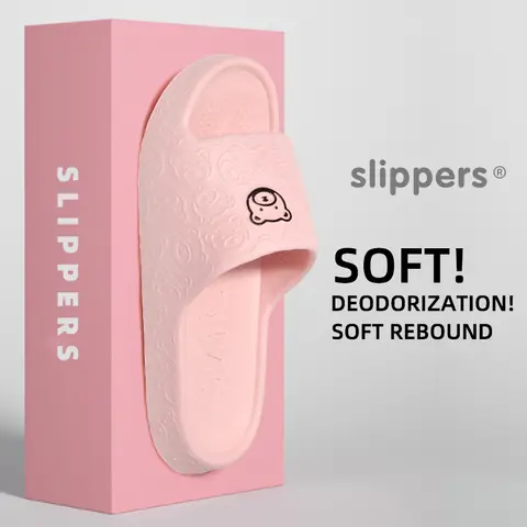 Non-Slip Slippers for Women Outer Wear 2024 New Indoor Home Sandals Female Summer Eva