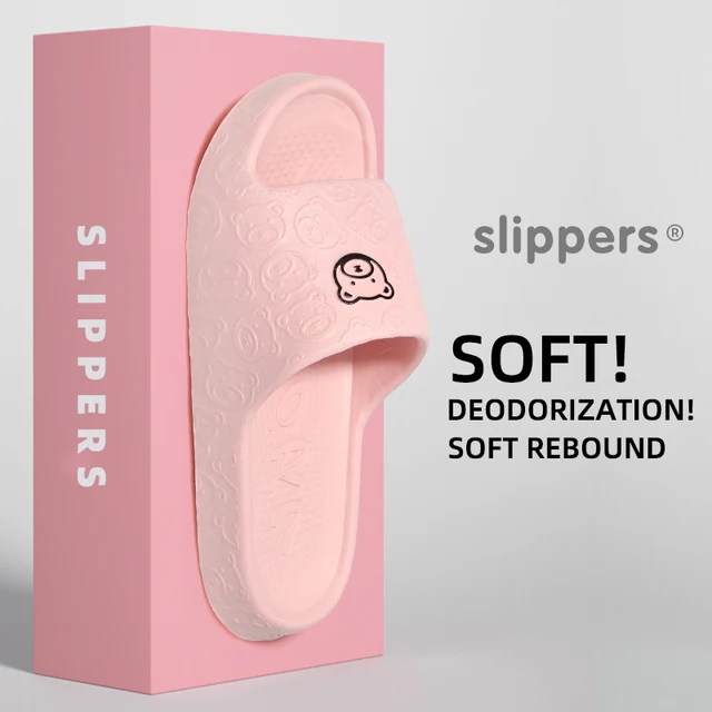 Non-Slip Slippers for Women Outer Wear 2024 New Indoor Home Sandals Female Summer Eva