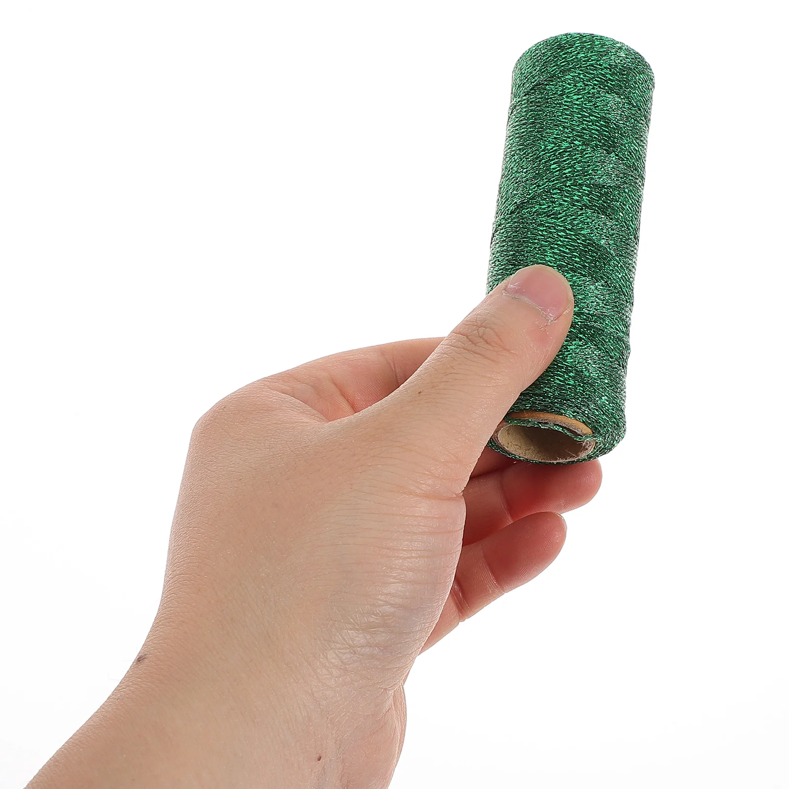 

2Pcs Decorative Wrapping Cord Green 100M Soft Fade Resistant Craft Rope for DIY Jewelry Making Present Packaging Beading