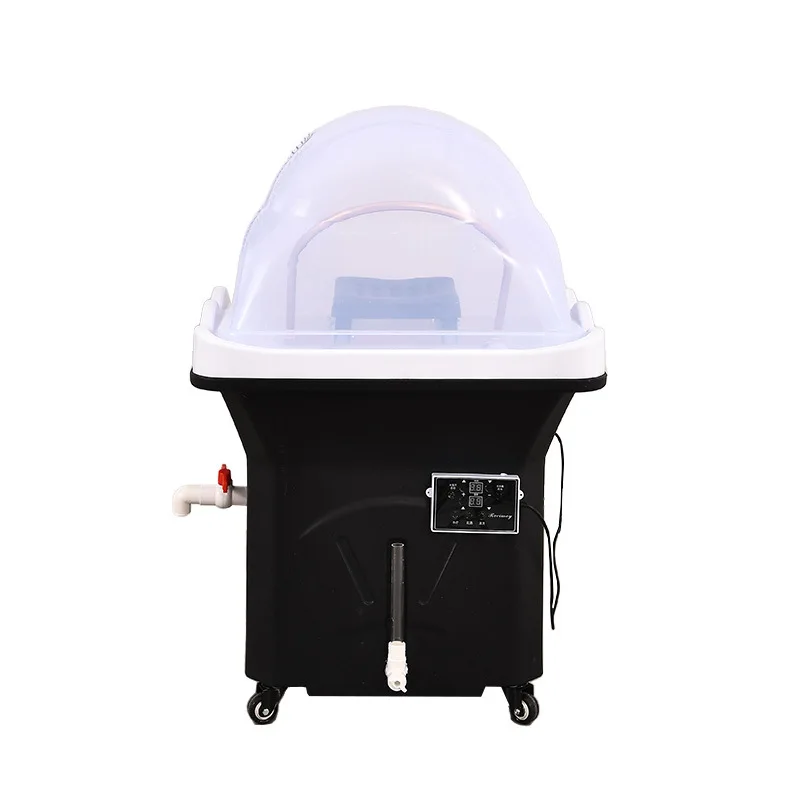 Cross-border Water Circulation  Therapy Apparatus, Fumigation Shampoo Machine SPA Head Care Spa Barber Shop Mobile Shampoo Basin