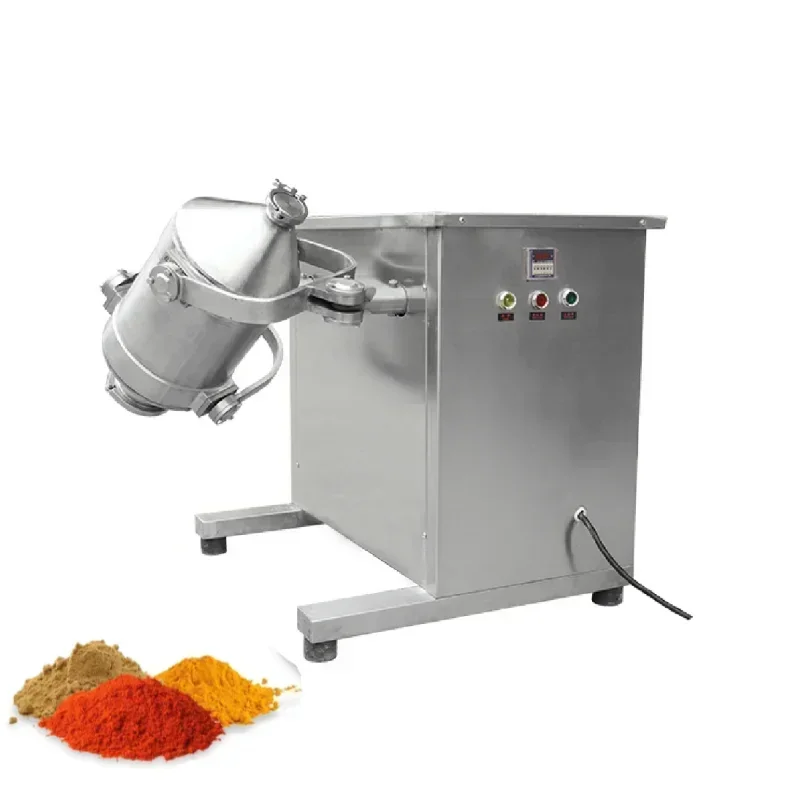 

Face Cream Dry Flour Grain Chemical Powder and Food Powder Agitator 3D Mixing Machine Mixer Hot sales