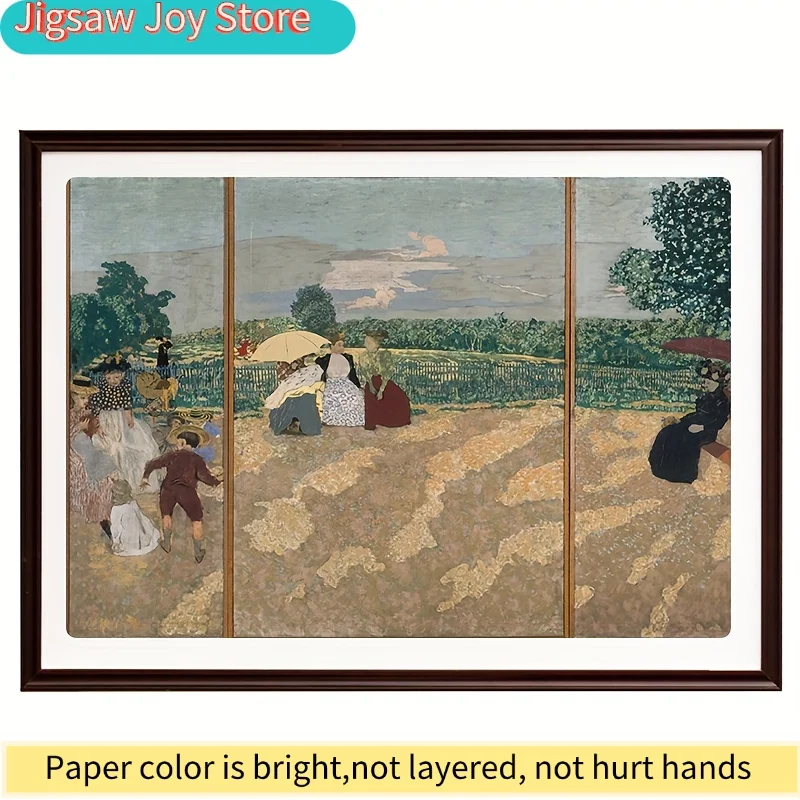 Quebra-Cabeça Mini Artístico de 500 Peças de Édouard Vuillard, O Buquê e O Livro, 15x10 Polegadas, Papel Premium para Adultos, Presente Íntimo de Natal