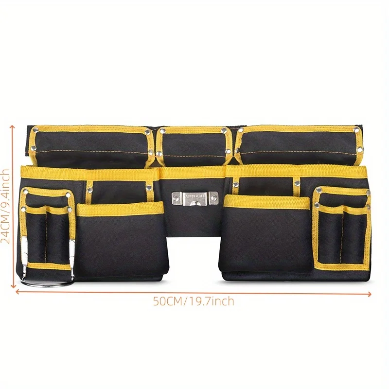 Tool Waist Belt Bag Oxford Cloth Tool Multifunctional Electrician Tools Bag Waist Pouch Belt Detachable Tool Bags