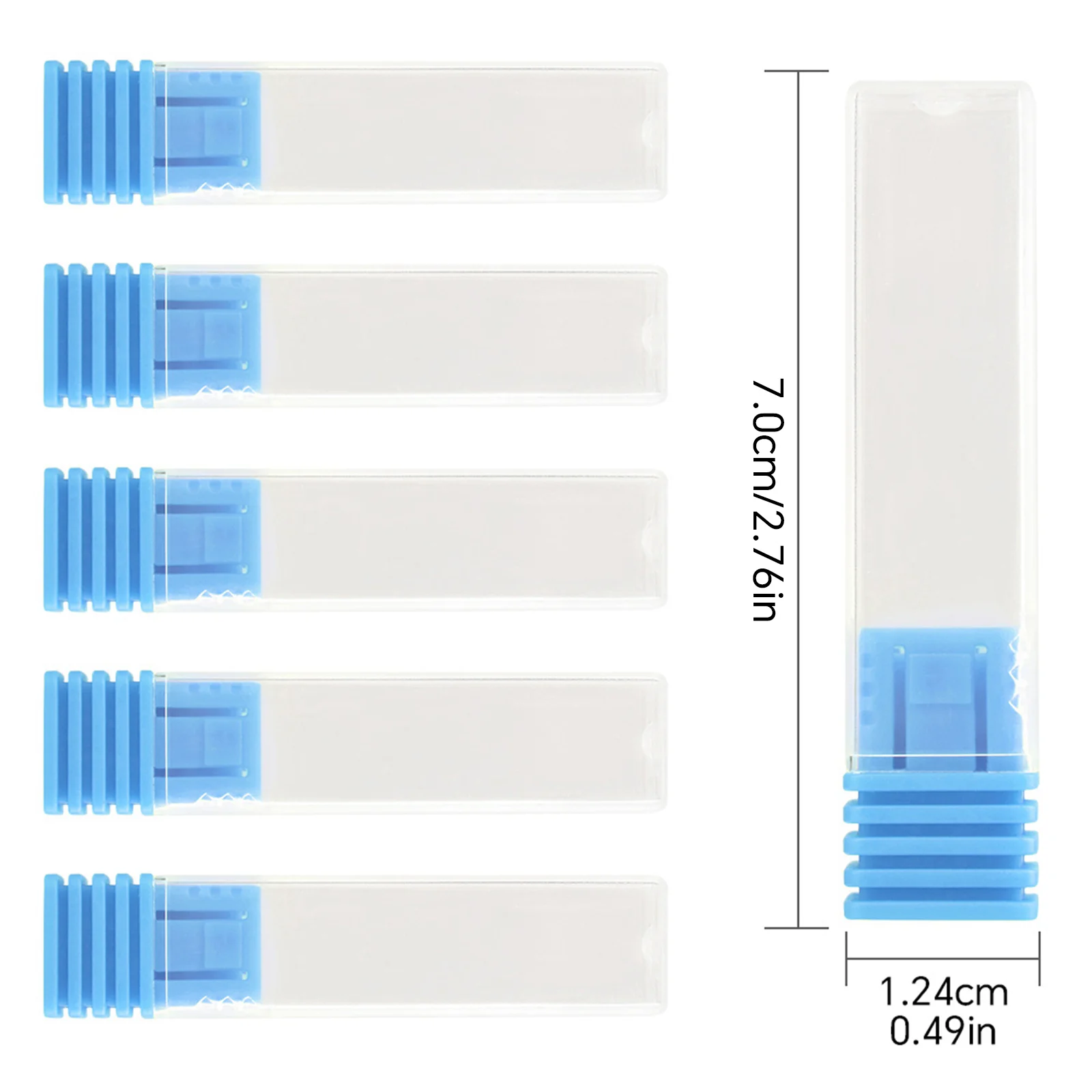 Nail Drill Bits Holder Storage Box Case for Manicure Drill Bit Empty Container Milling Cutter Display Box Nail Art Tools