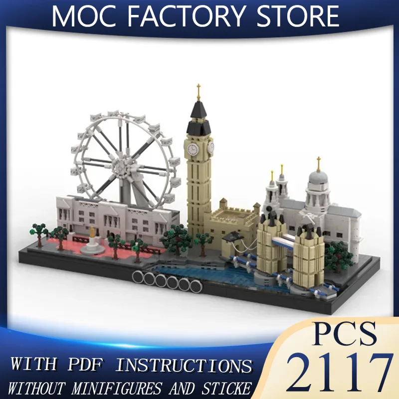 

Модель City Street View Moc, строительные кирпичи, собор, колесо обозрения, технология, модульные блоки, подарки, рождественские игрушки, сборка «сделай сам»
