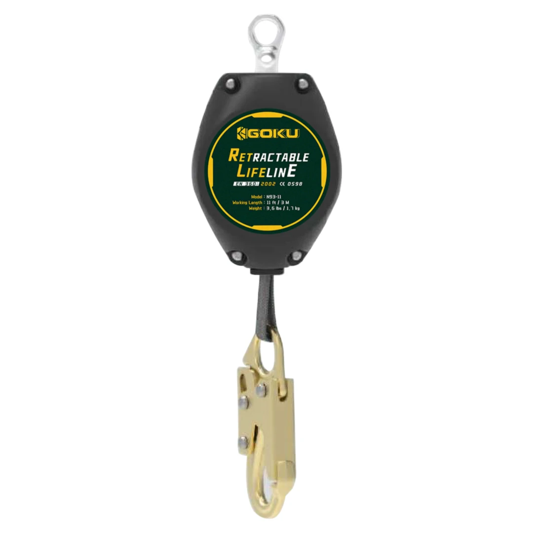 Sangle de Protection de sécurité antichute rétractable, 6M/20 pieds, Lileline