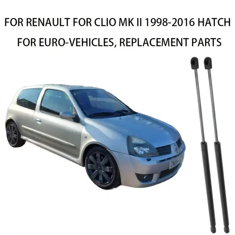 2pcs TAILGATE REAR BOOT GAS STRUTS SPRINGS FOR RENAULT CLIO MK II 1998-2016 HATCH 7700842256