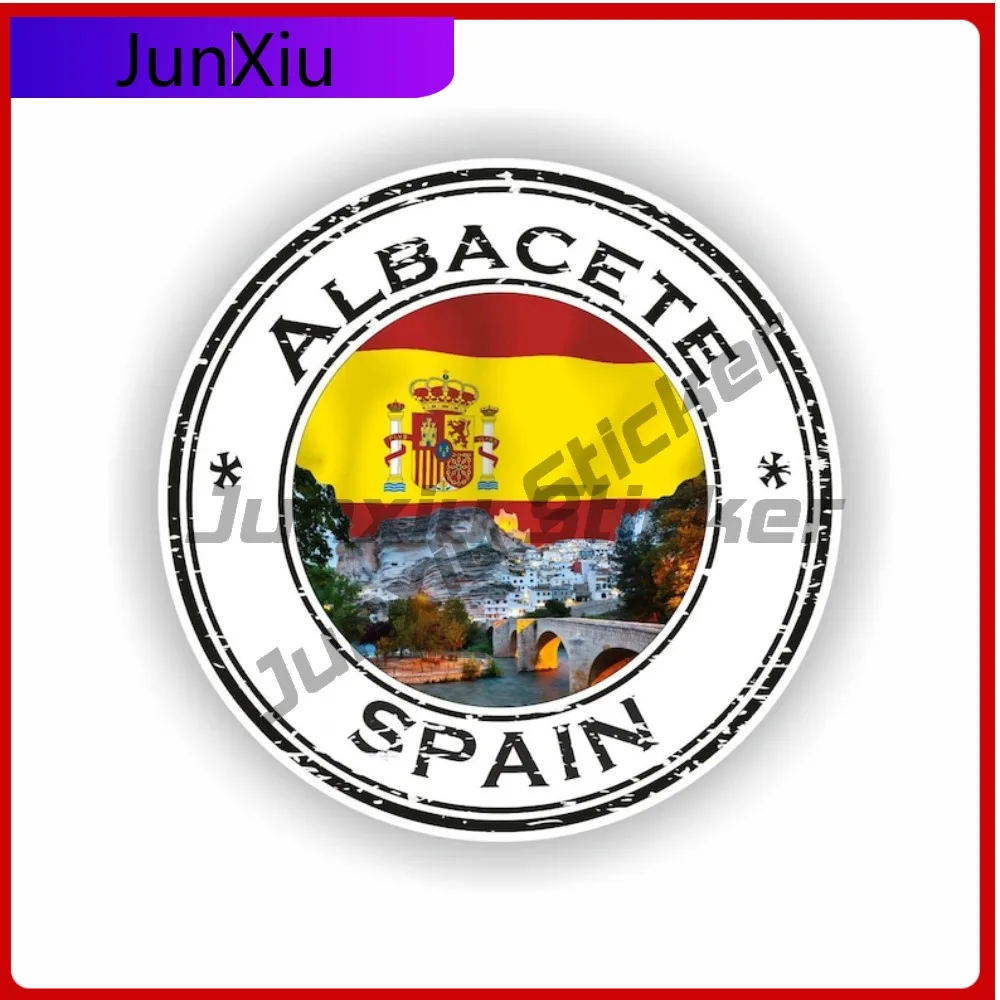 

Albacete Spain Seal Cool Boat Durable Accessory Art Sticker Round Accessory Accessory Accessory Cute Accessory Funny Cute
