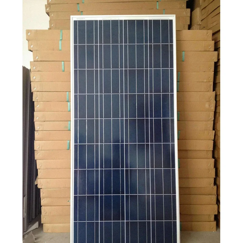 Monocrystalline Solar Panel for Home System, Battery Charger for Car Caravans and Motorhomes, 150W