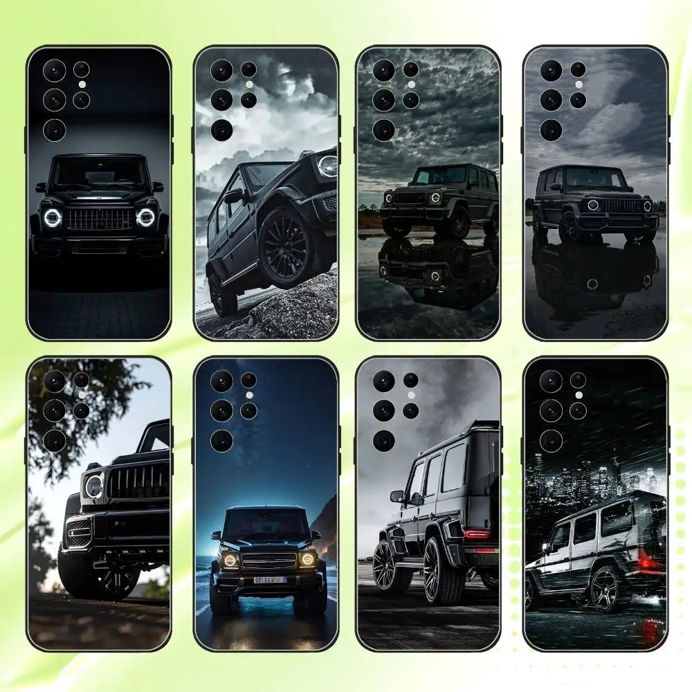 

Car M-Mercedes-ES Phone Case For Samsung S 25,24,23,22,30,21,10,9,Ultra,Plus,Lite,FE,4,5G Black Soft Case