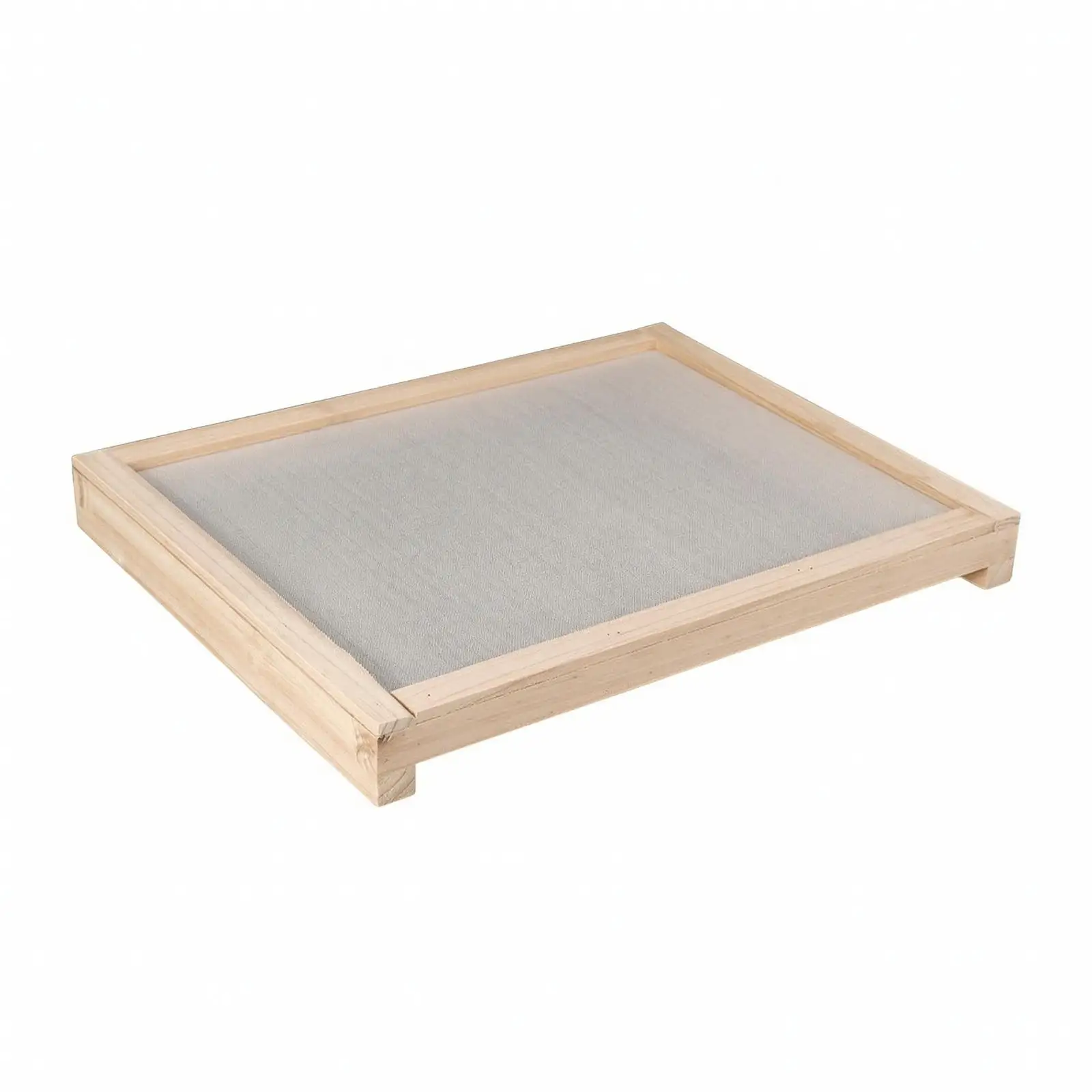 Flat Wood Drying Net for Incense with Corner Feet and Pressing Strips