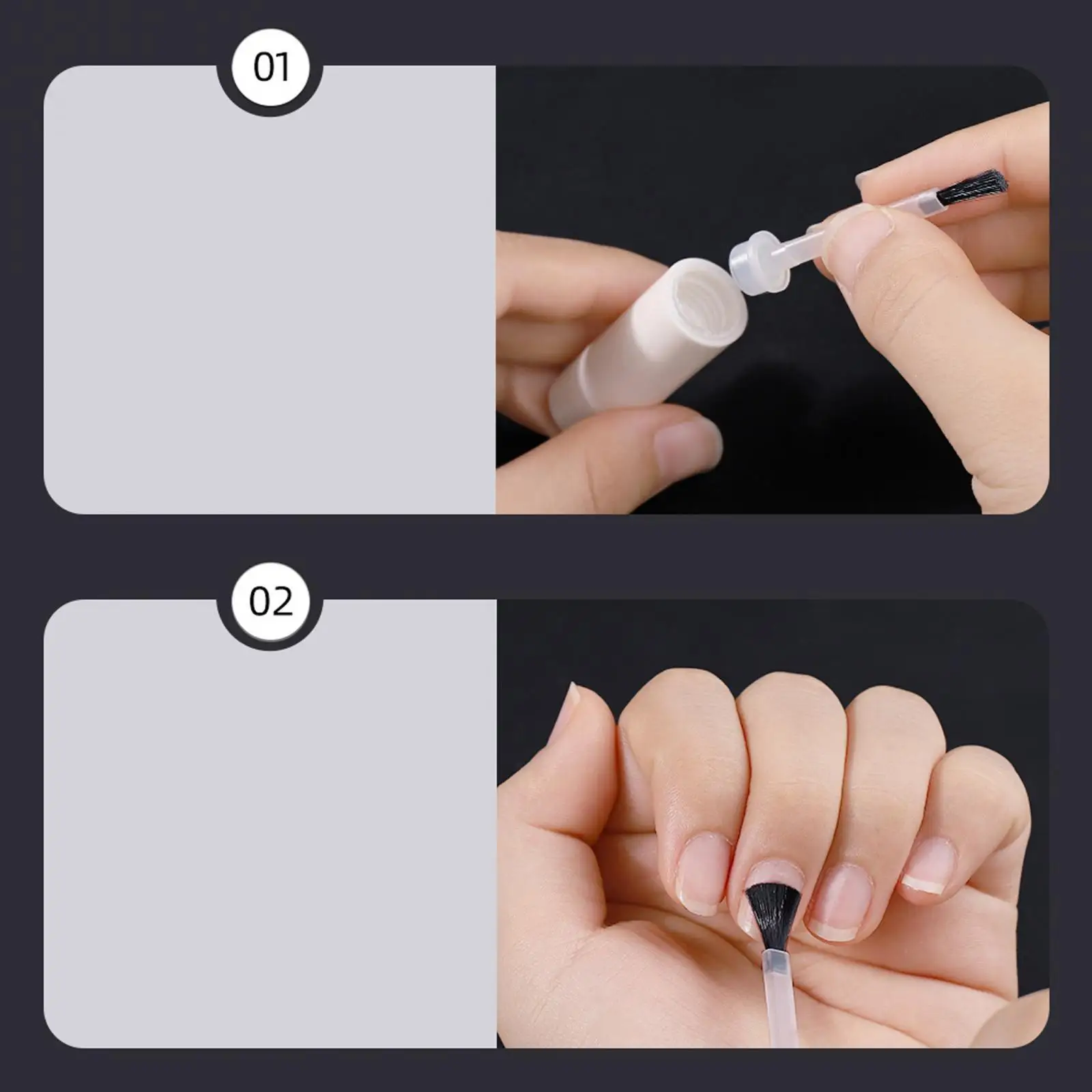 Dipping Powder Liquid Replacement Brushes Plastic Nail Brush Polish Set for Professional Nail Salon Use