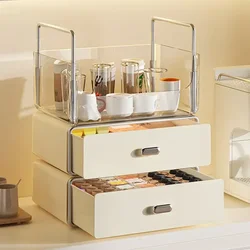 PET Desktop Storage Box High Appearance Household Living Room Kitchen Snacks Cosmetics Stationery Sundry Storage Basket