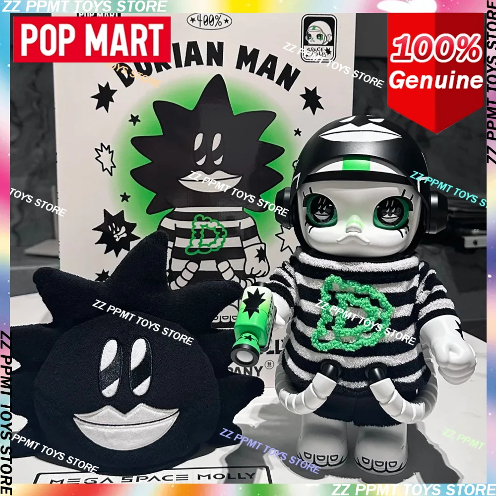 

POP MART Mega Space Molly 400% Lala Company Durian Man Series оригинальная слепая коробка аниме фигурки орнамент подарки-сюрпризы