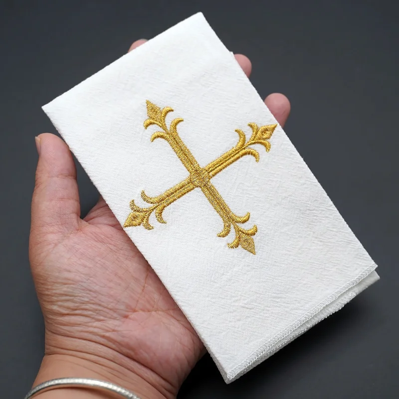 Purifica Torium Altar Supplies Church Altar Embroidered Pall Corporal Purificator Hand Towel Catholic Communion Church Supplies