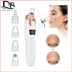 USB Recarregável Blackhead Remover, Sucção a vácuo, Facial Poro Cleaner, Ponto Comedone, Espinha De Acne, Extrator De Cabeça Preta, Ferramentas De Cuidado