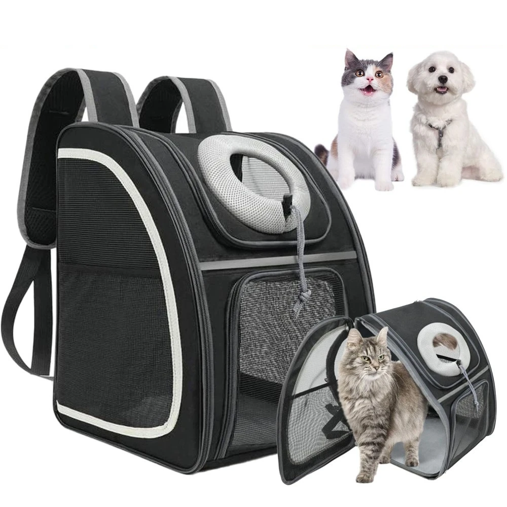 Zaino per animali domestici, zaino per cani, borsa per il trasporto di animali, borsa per il trasporto, zaino per cani e gatti