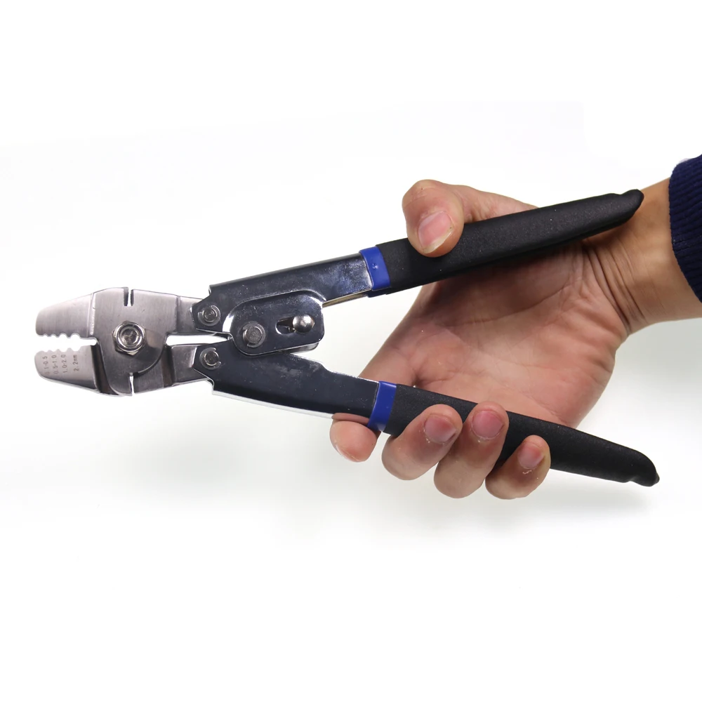 Stainless Steel Multifunctional Fishing Pliers Steel Wire Rope Crimping Tool  / Wire Cutter