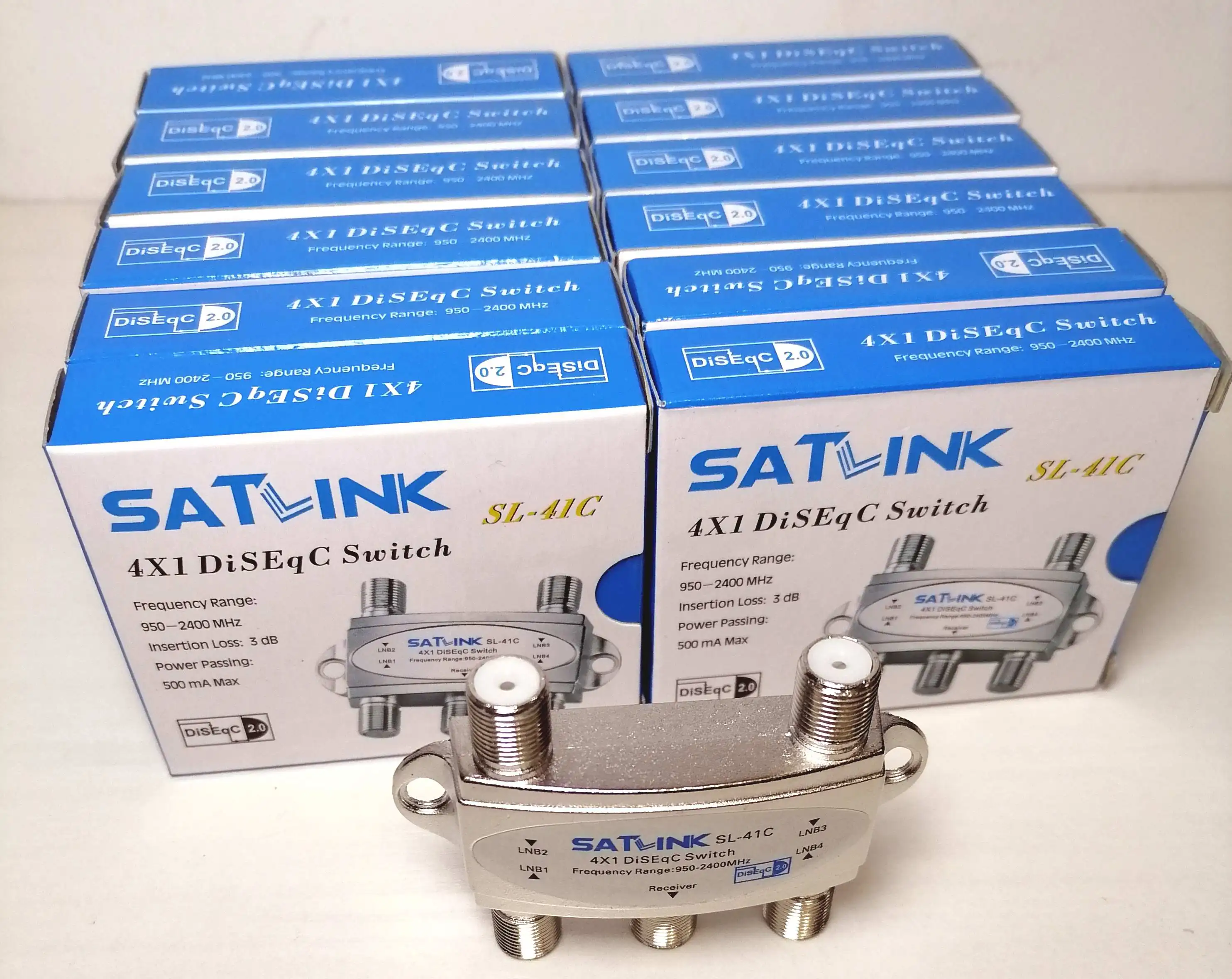 STARLINK DiSEqC Switch SL04C 4X1  Satellites FTA TV LNB Switch For Satellite Receiver