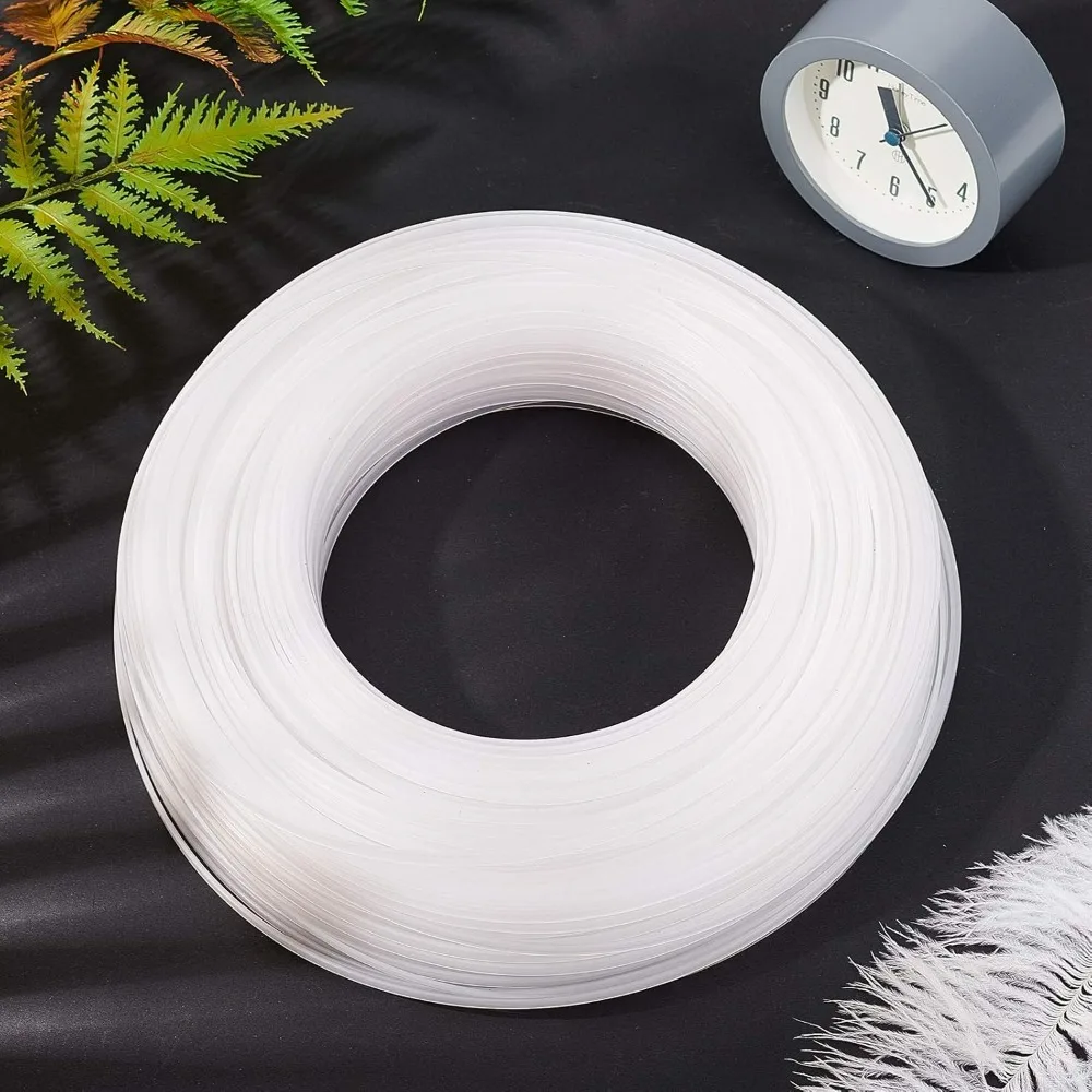 131 Yard White Boning Roll Low Density 6mm Wide Plasti Continuous Boning for Wedding Dress Nursing Caps