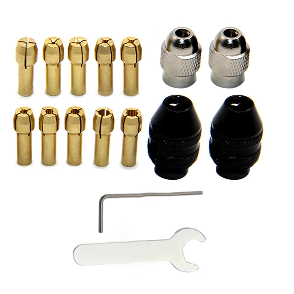 

Quick Release Keyless Chuck Adapter Kit Designed for Compatibility with Multiple Rotary Tool Accessories and Attachments