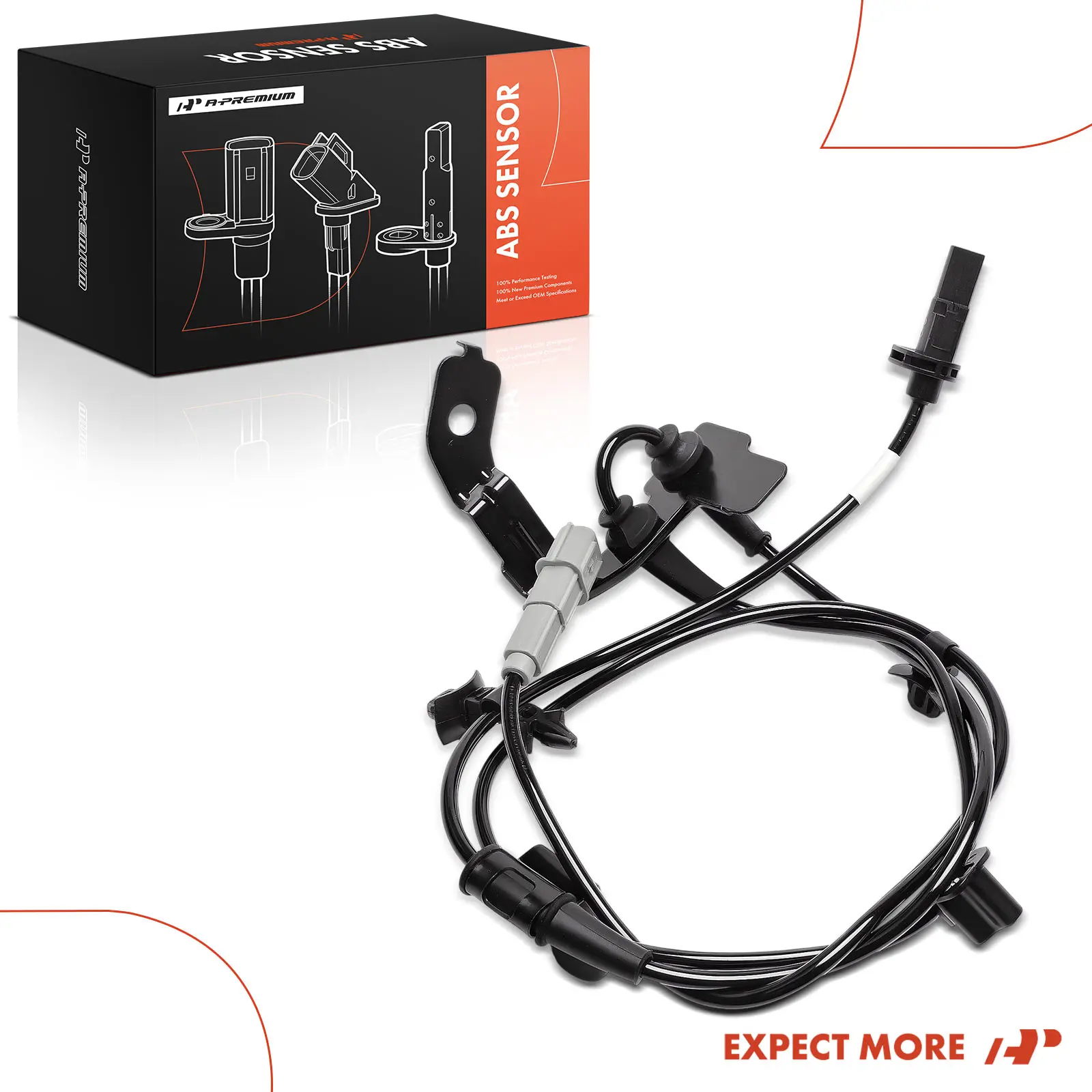 A-Premium Front Driver Side ABS Wheel Speed Sensor for Kia Carnival 2022-2026 7