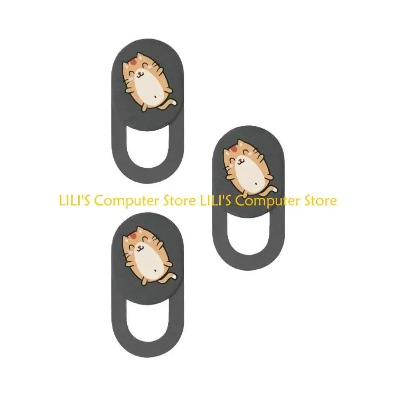 A52B 3PCS Cover Cover Slide Cartoon Catten Cover Commanc