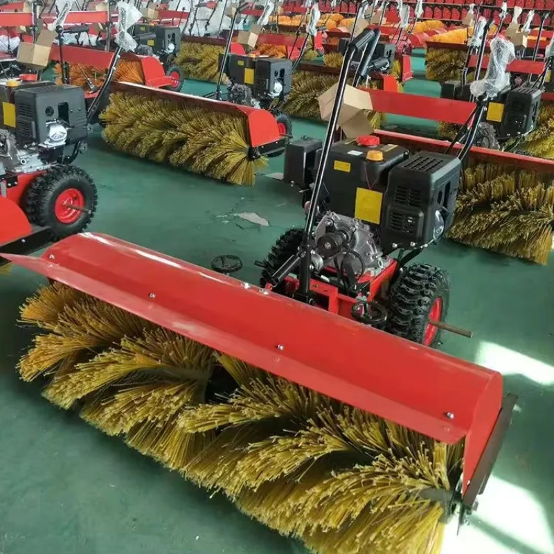 Real Canada Walkbehind Snowplow Machine Home Use Snow Plow Thrower Blower Sweeper