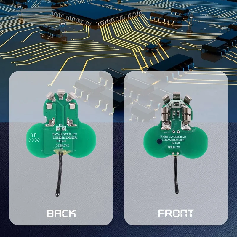 BAT411 Battery PCB Board Circuit Board For  10.8V 12V Battery BAT412A 2607336013 2607336014 Cordless Power Tools