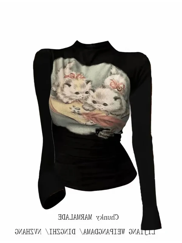 Übergrößen-Damen-T-Shirt mit Schulterdruck, schlankmachendes Design, lässige amerikanische Mode für große Größen