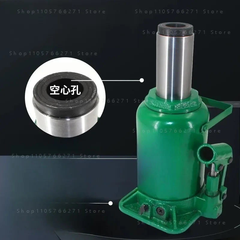 Hollow hydraulic hollow jack, vertical top, transverse horizontal lead screw, steel sleeve extraction excavator maintenance tool