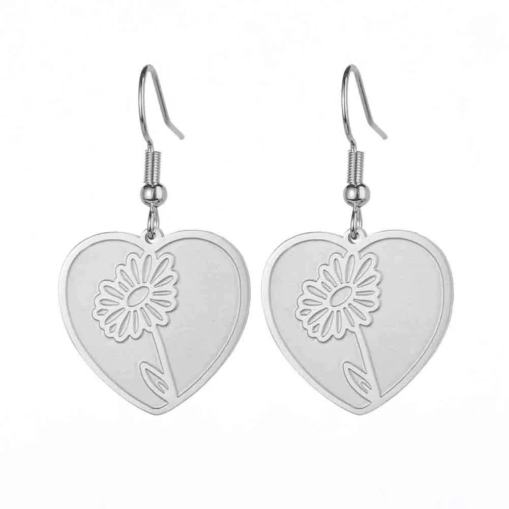 

1pcs steel necklace and earring