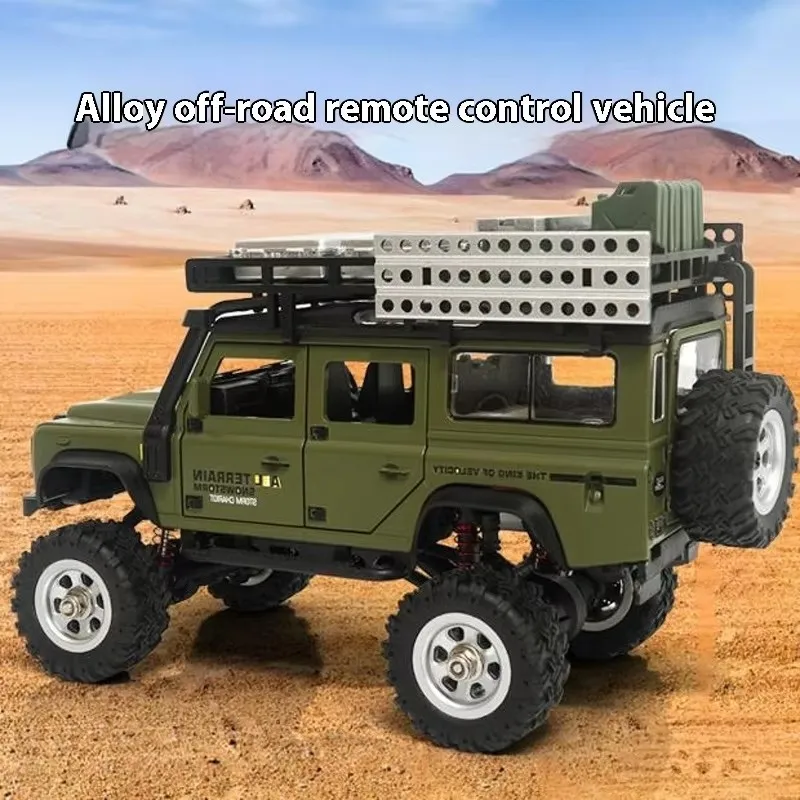 SG2801 4WD 2.4Ghz Metal RC Crawler 1/28 Full Scale  Remote Control Off-Road Climbing Car   Pick Up Loading Car Kid Toy Gift