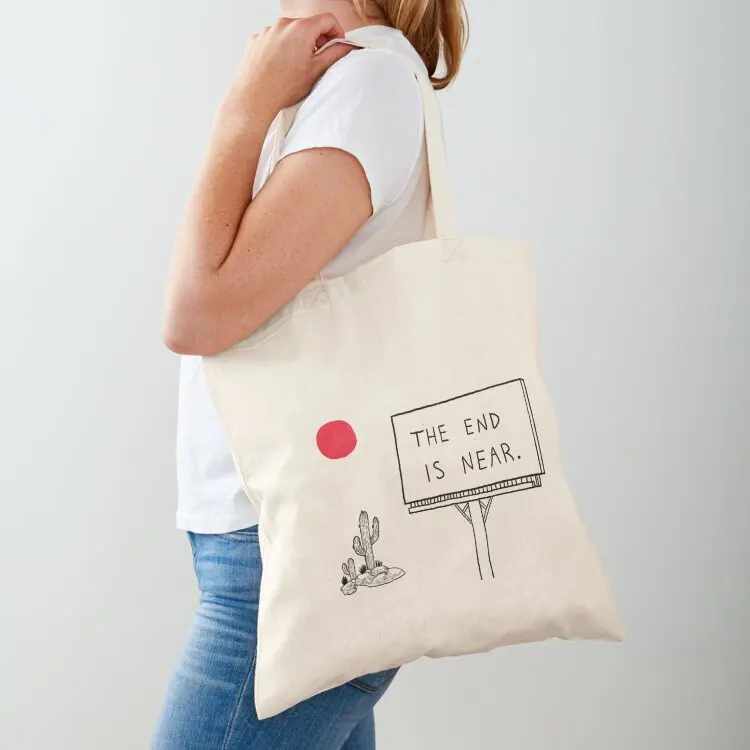 

phoebe bridgers the end is near billboard (version 1) Tote Bag great bag ecological bags cloth bag woman