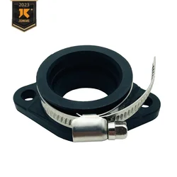 Garganta do conector do coletor de entrada do carburador para motocicleta, válvula de carro personalizada, VM24, PE28, motor PWK, 35mm, 40mm